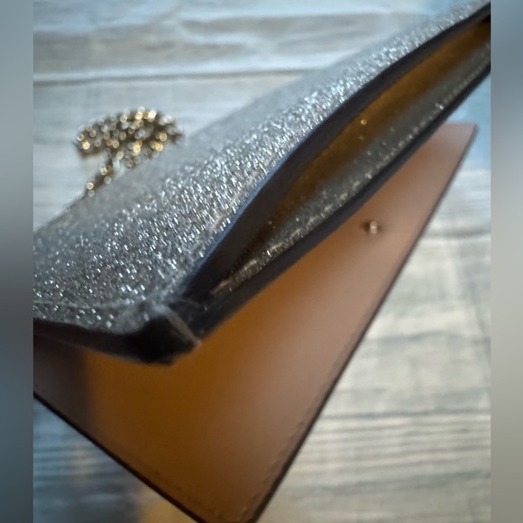 Kate Spade Pink Silver Glitter Women's Crossbody & Card Case - Like New - Picture 5 of 11